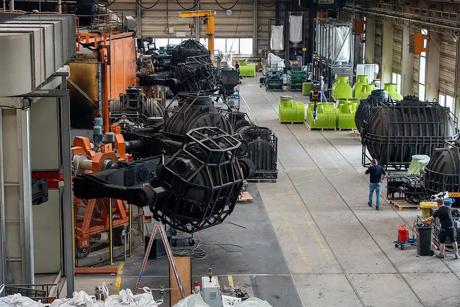 Rotationsguss Produktionsanlage